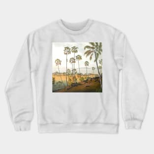 Coconut grove landscape Crewneck Sweatshirt